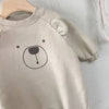 New Baby Rompers Cartoon Baby Girls Clothing Long Sleeve Infant Boys Play Suit Korean Baby Suit