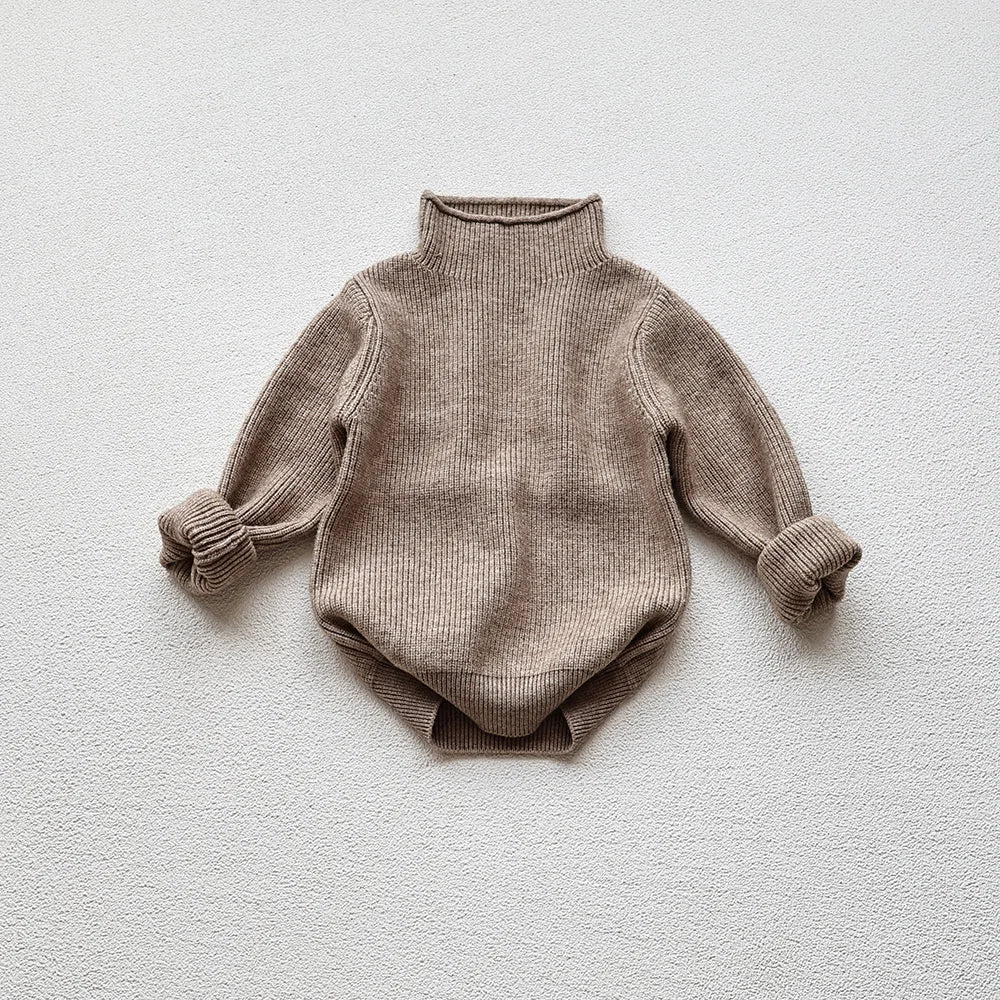 Autumn New Kids Sweaters Turtleneck Boys Pullover Boys Knitwear Girls Base Sweater