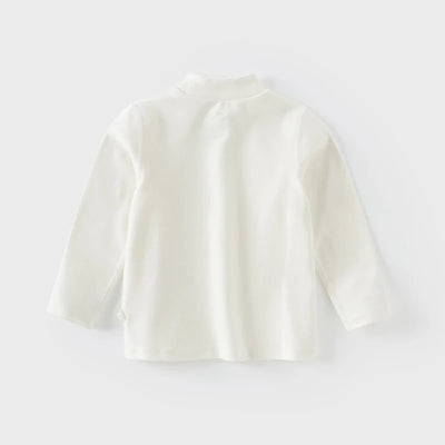 Dave Bella Autumn Winter Cotton Children'S Wear Half-Turtleneck Long Sleeve T-Shirt Warm Base Layer Top for Boys Girls DB4243694