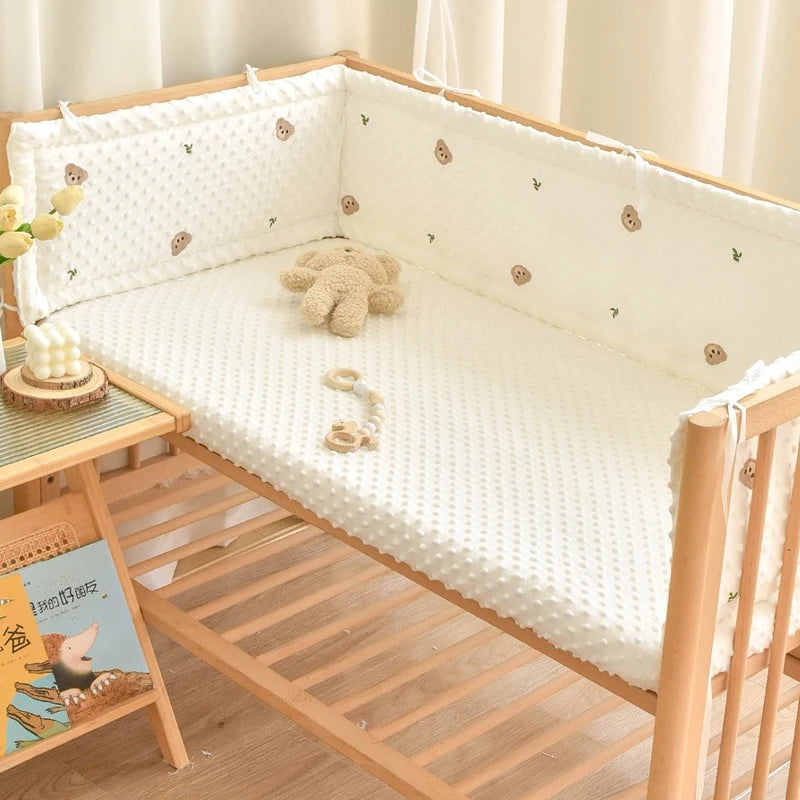 Cartoon Soft Infant Bedding Bumpers Newborn Cot Bed around Protector 1Pcs Baby Crib Bumper Anti-Collision Baby Bedding
