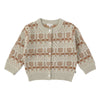 2025 New Floral Girls Blouse and Skirts Set Autumn Fashion Dress Kids Boy Sweaters Knitted Cardigan Casual Pant Long Sleeve Tee