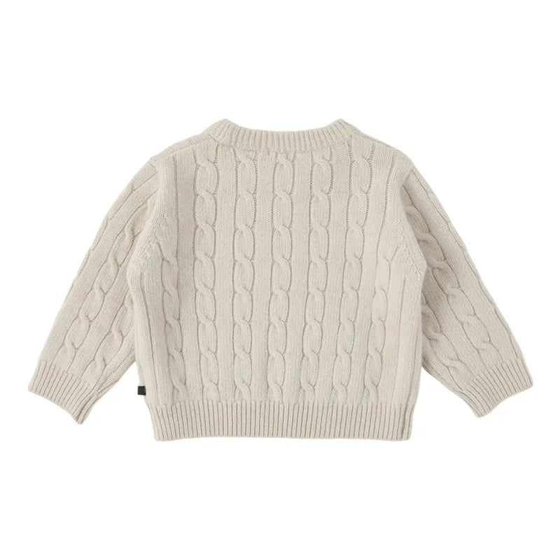 2025 New Floral Girls Blouse and Skirts Set Autumn Fashion Dress Kids Boy Sweaters Knitted Cardigan Casual Pant Long Sleeve Tee