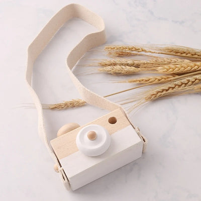 Wooden Fashion Camera Baby Toys Pendant Baby Block Montessori Toys for Children Wooden DIY Presents Nursing Gift Outdoor Toys