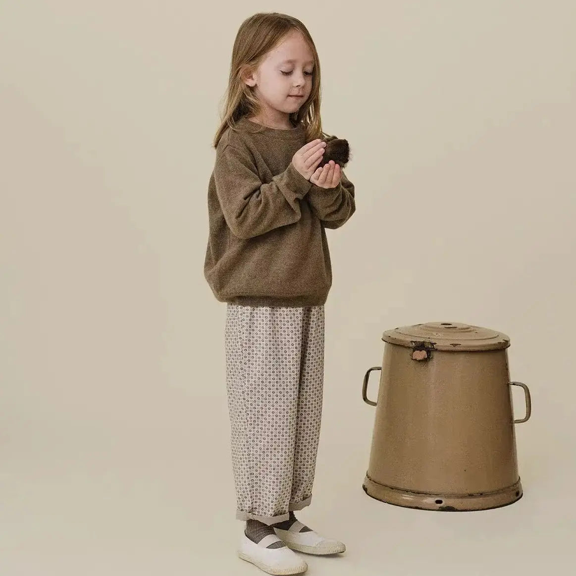 2025 New Floral Girls Blouse and Skirts Set Autumn Fashion Dress Kids Boy Sweaters Knitted Cardigan Casual Pant Long Sleeve Tee