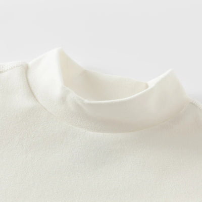 Dave Bella Autumn Winter Cotton Children'S Wear Half-Turtleneck Long Sleeve T-Shirt Warm Base Layer Top for Boys Girls DB4243694