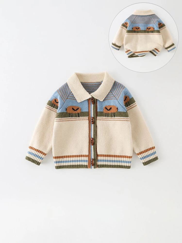 Children'S Autumn and Winter Sweaters 2025 Fashionable and Easiest for Match Cartoon Cute Sweaters for Children and Middle-Aged Children