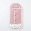 Corduroy Newborn Baby Wrap Blankets Cartoon Baby Sleeping Bags Envelope for Newborn Sleep Sack Cocoon for Baby Suitable for 0-6M