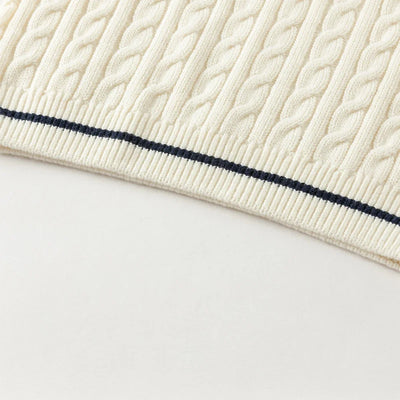 Dave Bella Autumn Girls Baby Children Knitted Sweater Pullover Sweet Cute Kids Gentle Knitwear College Style Warm DB4254789