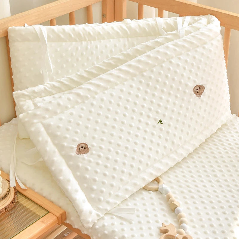 Cartoon Soft Infant Bedding Bumpers Newborn Cot Bed around Protector 1Pcs Baby Crib Bumper Anti-Collision Baby Bedding