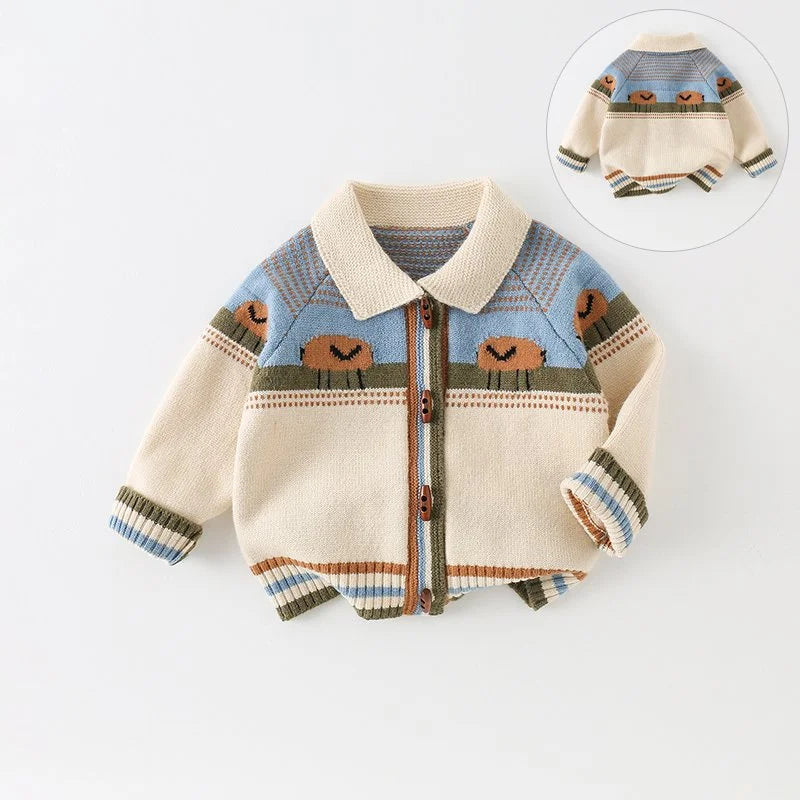 Children'S Autumn and Winter Sweaters 2025 Fashionable and Easiest for Match Cartoon Cute Sweaters for Children and Middle-Aged Children