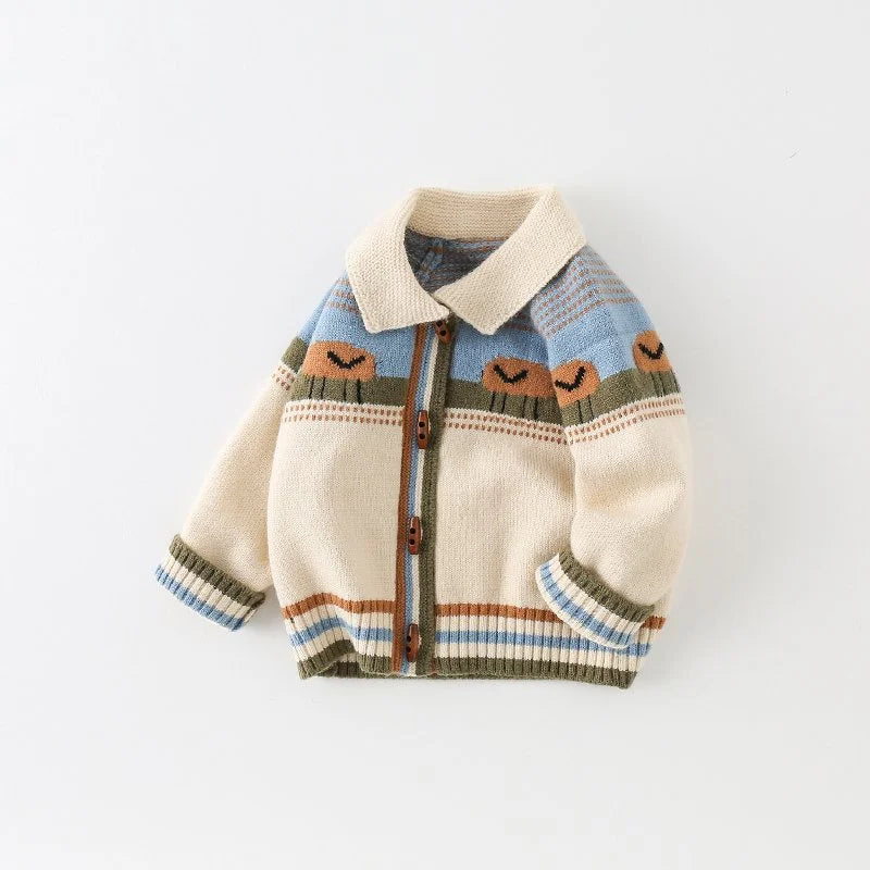 Children'S Autumn and Winter Sweaters 2025 Fashionable and Easiest for Match Cartoon Cute Sweaters for Children and Middle-Aged Children