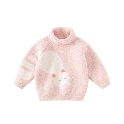 Dave Bella Winter Autumn Winter Girls Boys Baby Clothes Tops Undershirt Sweater Cartoon Turtleneck Fashion Casual DB4237172