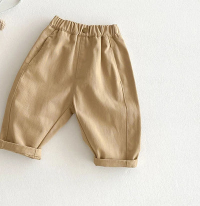 Spring 2025 Kids Jeans Daily Korean Style 1-5 Year Old Girls Denim Pants Boys Trousers Kids Pants