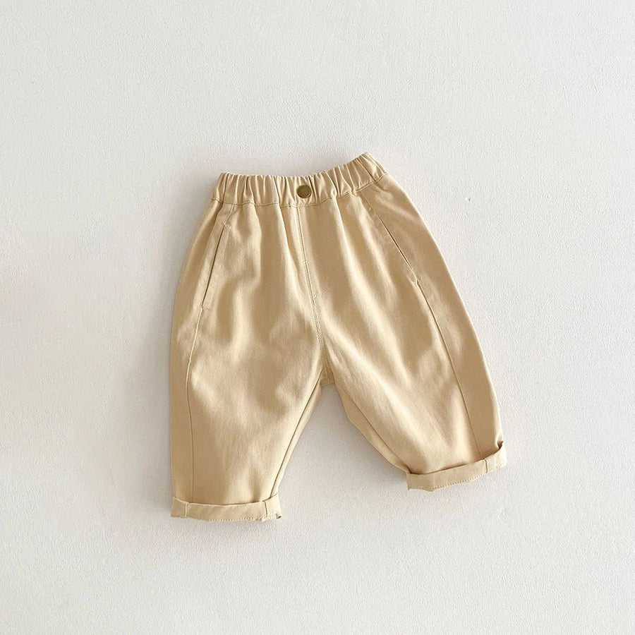 Spring 2025 Kids Jeans Daily Korean Style 1-5 Year Old Girls Denim Pants Boys Trousers Kids Pants