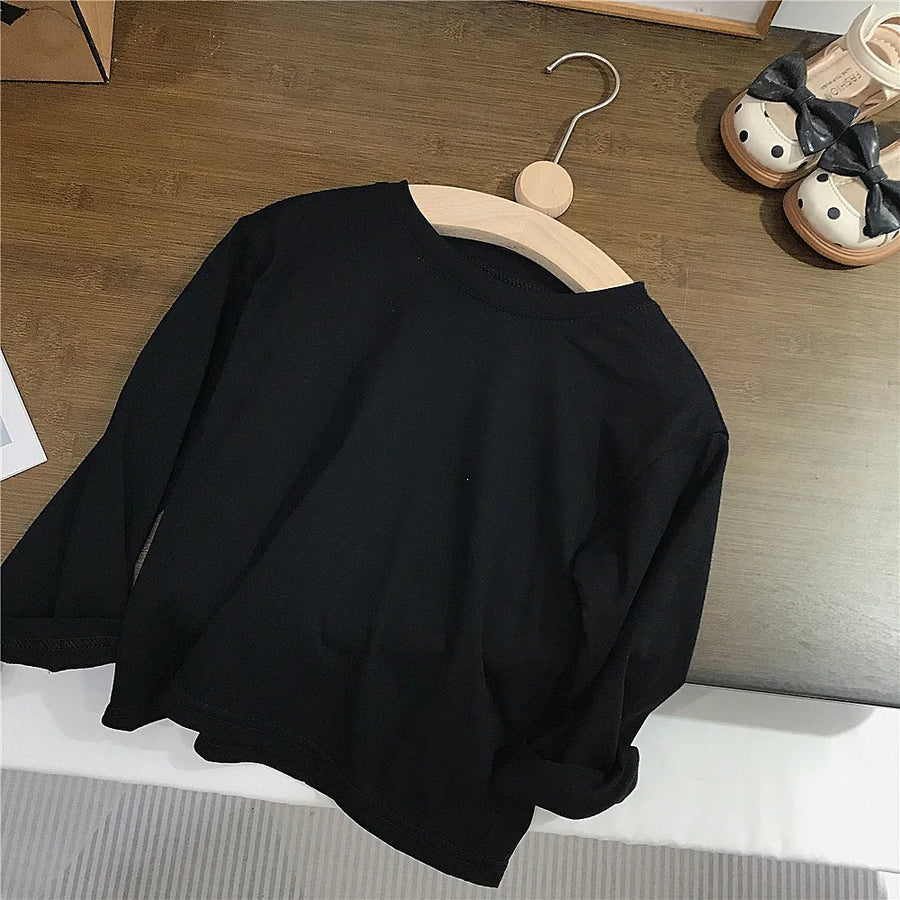 Girls' Leopard Print Retro Shirt Jacket Autumn Style American Children'S Loose Cardigan Shirt Baby Casual Pants