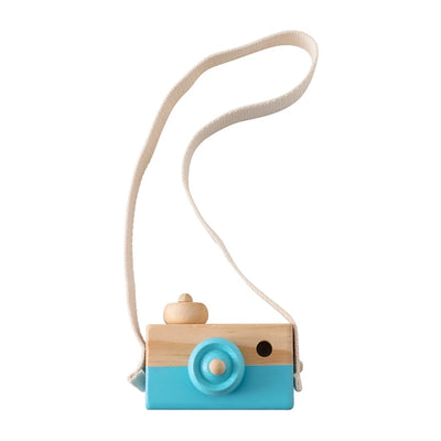 Wooden Fashion Camera Baby Toys Pendant Baby Block Montessori Toys for Children Wooden DIY Presents Nursing Gift Outdoor Toys