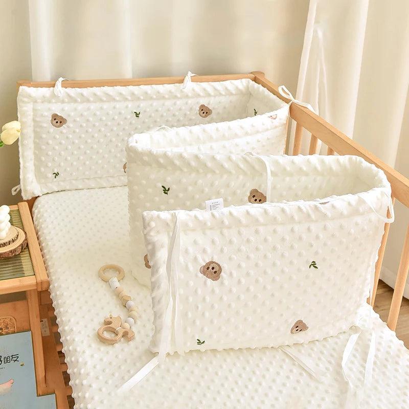 Cartoon Soft Infant Bedding Bumpers Newborn Cot Bed around Protector 1Pcs Baby Crib Bumper Anti-Collision Baby Bedding