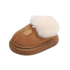 Cute Cartoon Winter Boots for Children Boy'S Girl'S Plush Boots Thick Warm Velvet Faux Fur Snow Boots for Toddler Kid'S Boots