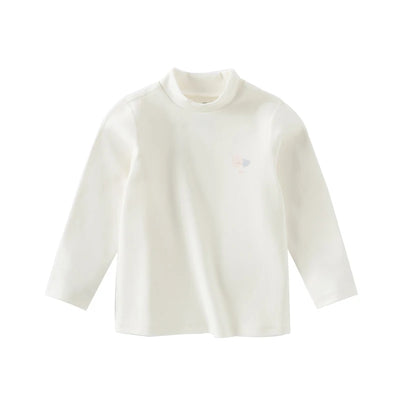 Dave Bella Autumn Winter Cotton Children'S Wear Half-Turtleneck Long Sleeve T-Shirt Warm Base Layer Top for Boys Girls DB4243694