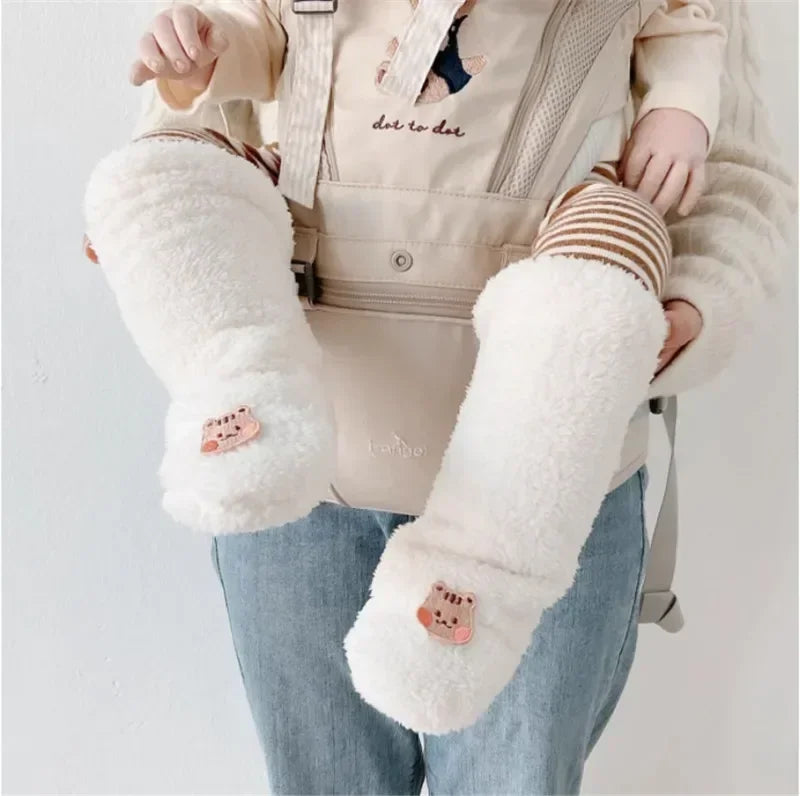 Winter Baby Socks Thick Warm Long Socks for Toddler White Autumn Winter Plushknee Newborn anti Slip Floor Socks Baby Accessories