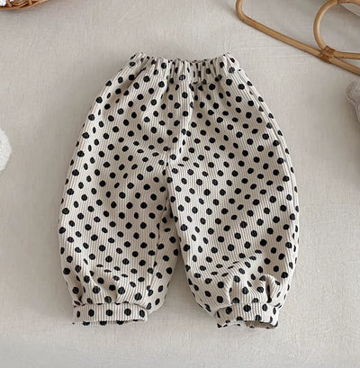 Winter Kids Pants Fur Lining Boys Trousers Leopard Print Gilrs Pants Thicken Fleece Kids Corduroy Pants