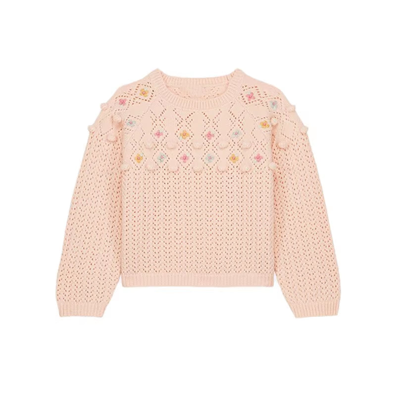 Spot Louise Misha 2025 AW New Children'S Sweater, Cape Cardigan, Knitted Pants, Coat