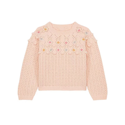 Spot Louise Misha 2025 AW New Children'S Sweater, Cape Cardigan, Knitted Pants, Coat