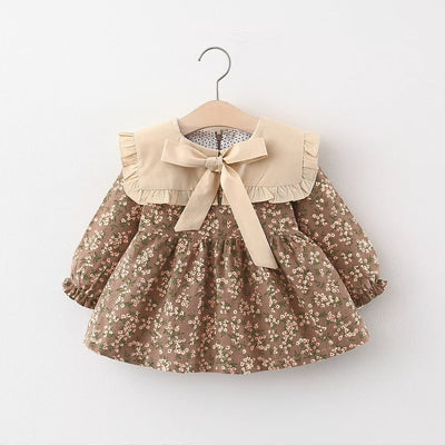 Autumn Newborn Baby Girls Clothes Toddler Dot Princess Dress for Girl 1 Year Birthday Christmas Dresses Infant Baby Clothing