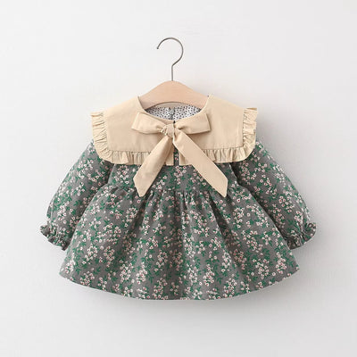 Autumn Newborn Baby Girls Clothes Toddler Dot Princess Dress for Girl 1 Year Birthday Christmas Dresses Infant Baby Clothing