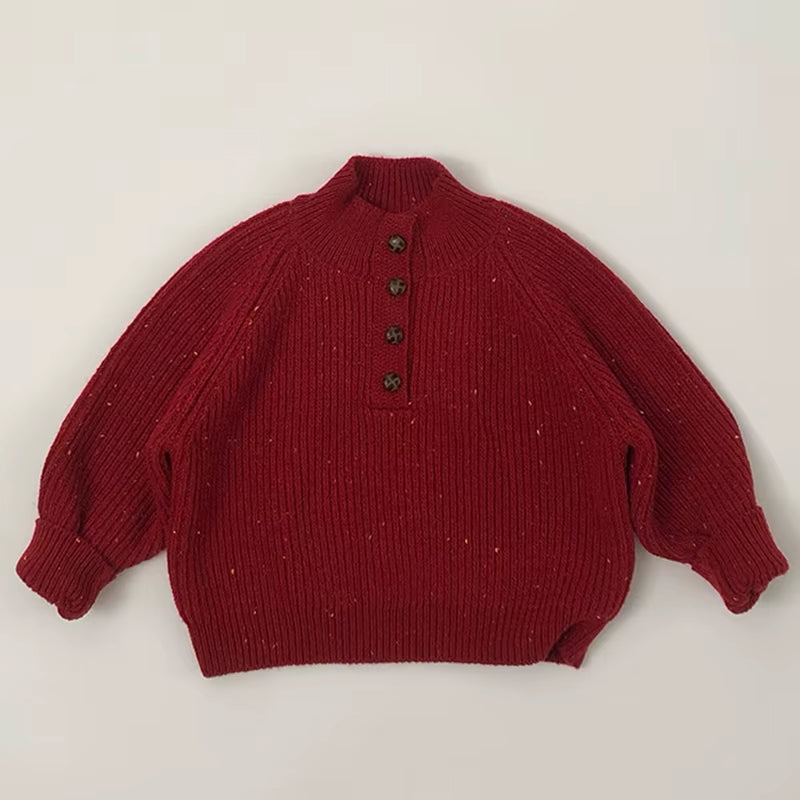 Christmas Girls Cardigan Autumn Winter Contrasting Jacket Kids Knitted Children Sweater Thickened Tops Baby Outerwear Clothes