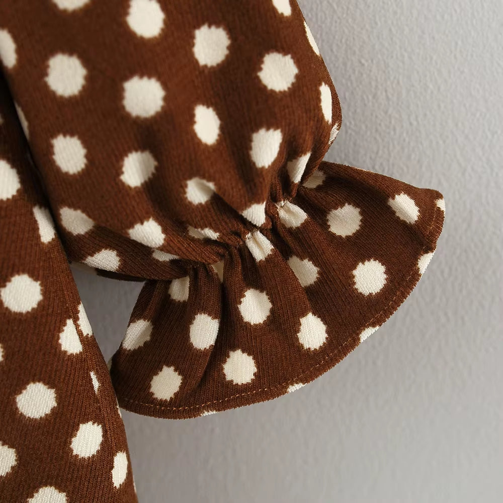 Autumn Newborn Baby Girls Clothes Toddler Dot Princess Dress for Girl 1 Year Birthday Christmas Dresses Infant Baby Clothing