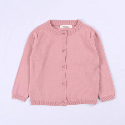 Christmas Girls Cardigan Autumn Winter Contrasting Jacket Kids Knitted Children Sweater Thickened Tops Baby Outerwear Clothes