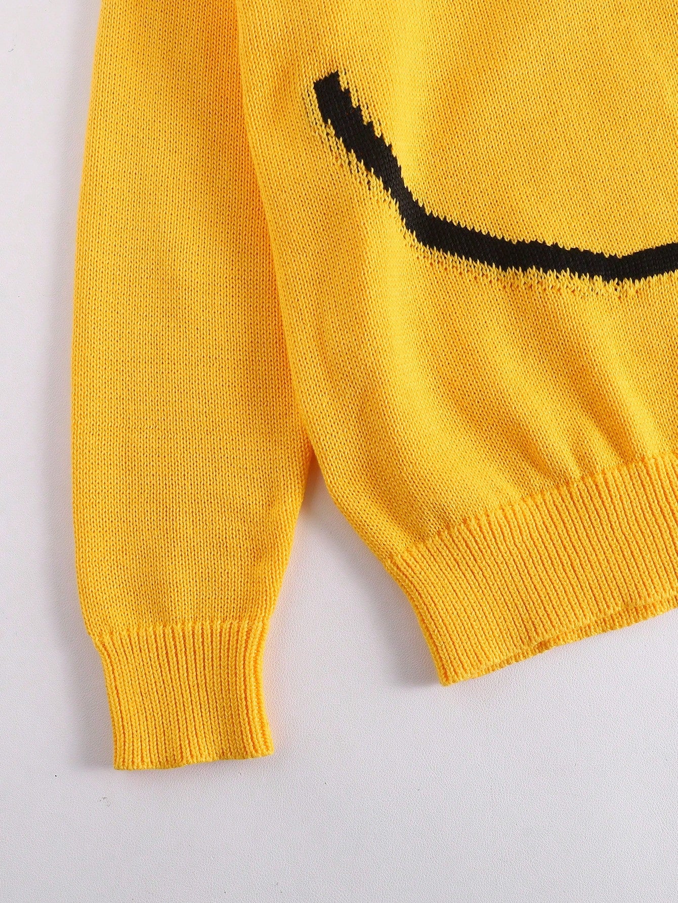Halloween 1Pc Tween Boys Soft, Comfortable Smiling Face Knitted Crew Neck Long Sleeve Sweatshirt, Suitable for Casual Wear, Everyday, Outings, School, Gatherings, Holidays, Christmas, New Year, Spring, Summer, Autumn, Winter Yellow Kids Sweater Kids Knit Sweater Cute Sweaters for Kids Kids' Back to School Children Place Boy My First Day of School Halloween Boys Kids Boys Teen Boys First Day of School Tween Boys Mommy and Me for Kids Winter Autumn Fall
