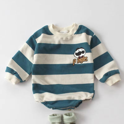 2022 Spring Baby Clothes Toddler Girls Bodysuit Striped Boys Jumpsuit Baby One Piece