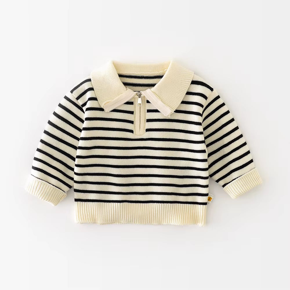 9M-3T Baby Sweaters Classical Striped Baby Boys Knitwear Toddler Girls Sweaters Boys Cardigans