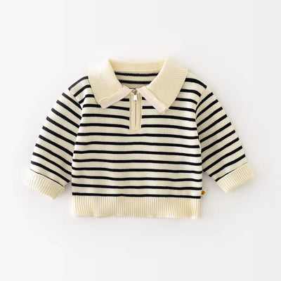 9M-3T Baby Sweaters Classical Striped Baby Boys Knitwear Toddler Girls Sweaters Boys Cardigans