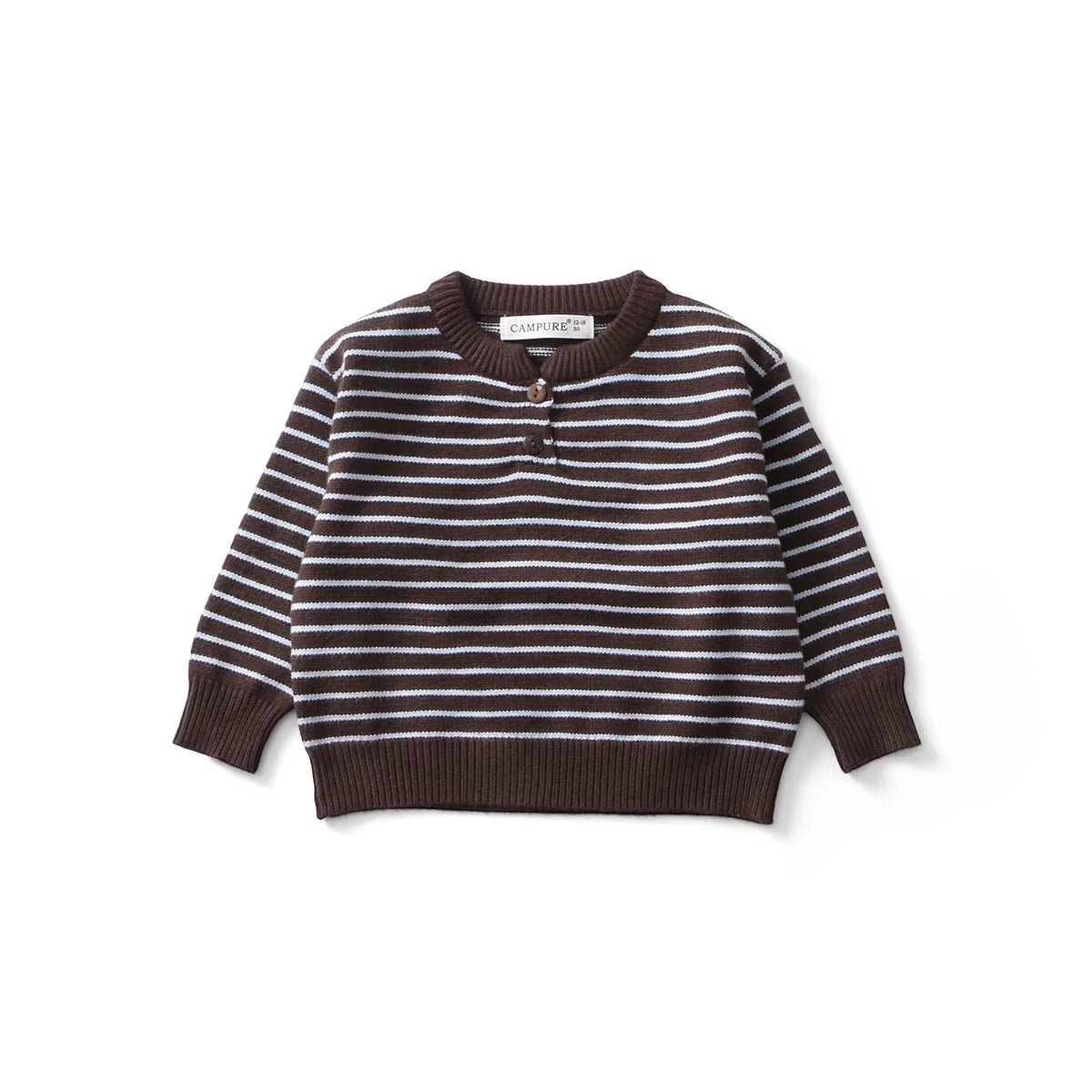 1-6 Y Kids Sweaters Striped Boys Knit Pullover Brief Style Boys Sweaters Casual Style Girls Knitwear