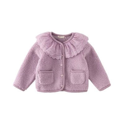 Dave Bella Children'S Girl'S Clothes Autumn Winter Fashion Casual Classy Charm Noble Overcoat Outdoor Party DB4237809