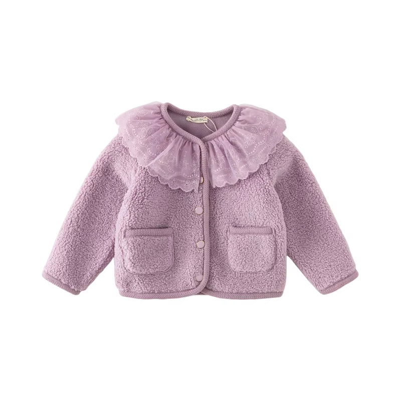 Dave Bella Children'S Girl'S Clothes Autumn Winter Fashion Casual Classy Charm Noble Overcoat Outdoor Party DB4237809