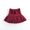 New Autumn Kids Sweater 6M-4T Cute Hollow-Out Fur Ball Girls Knitted Pullover Loose Sweet Korean Children Outwear