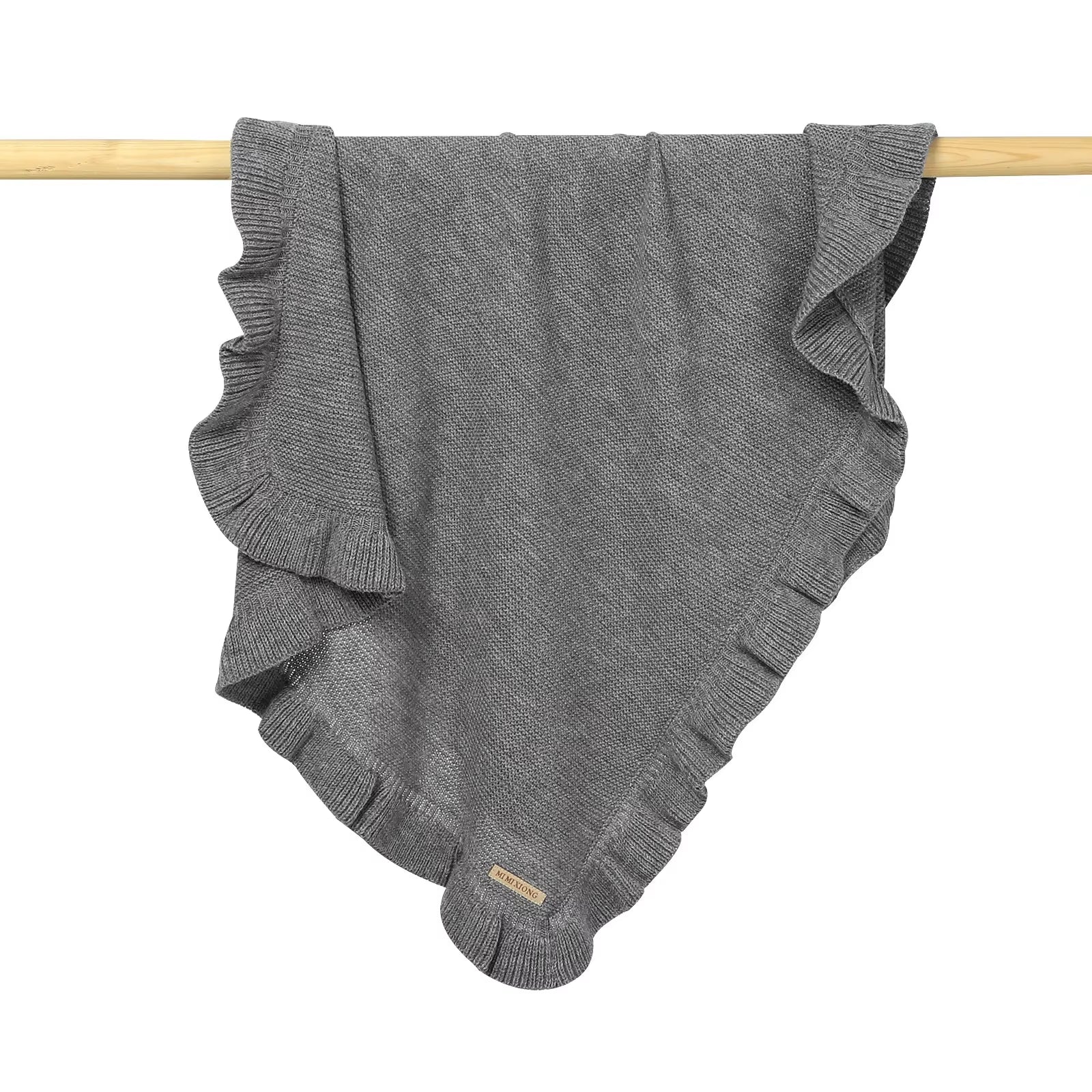 Newborn Knit Blanket Organic Milk Frill Blankets Crochet Wool Blanket Baby Bath Towel Cobertor Bebe Muslin Swaddle