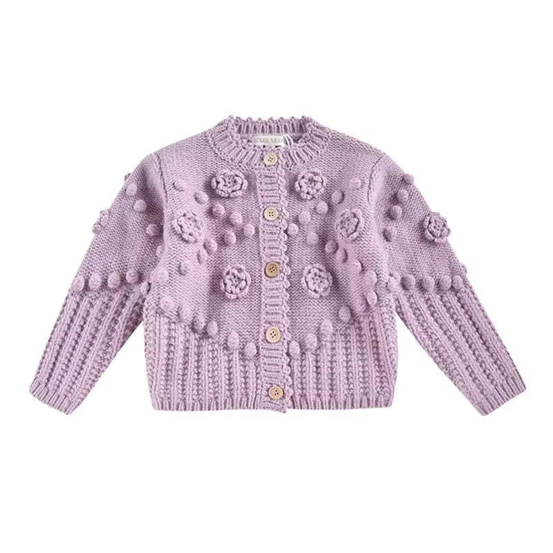 Spot Louise Misha 2025 AW New Children'S Sweater, Cape Cardigan, Knitted Pants, Coat