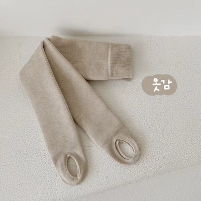 Kids Pants Solid Girls Tights Fur Lining Pantyhose High Elastic Girl Skinny Leggings for 3-12Y