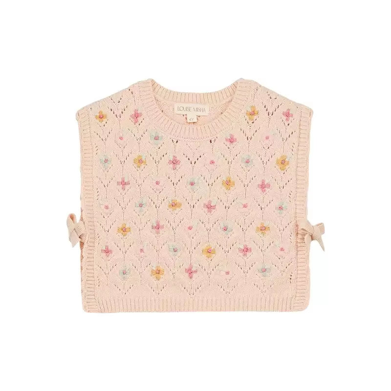 Spot Louise Misha 2025 AW New Children'S Sweater, Cape Cardigan, Knitted Pants, Coat