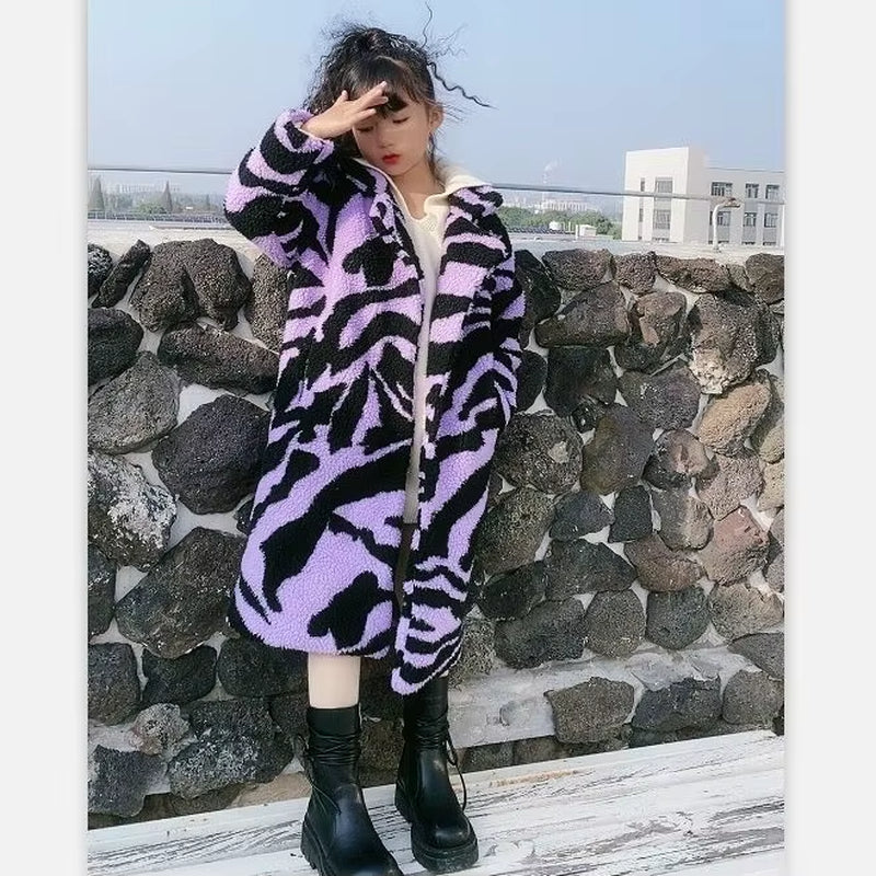 Children Autumn Winter Fur Coat Children Thick Coat 2025 Girls Stylish Fur Coat Long Trend Children Clothing