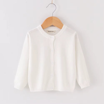 Christmas Girls Cardigan Autumn Winter Contrasting Jacket Kids Knitted Children Sweater Thickened Tops Baby Outerwear Clothes