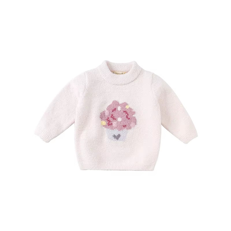 Dave Bella Winter Boys Girls Baby Children Top Knitted Sweater Pullover Warm Casual Sweet Cute Gentle Kids Knitwear DBM19273-A