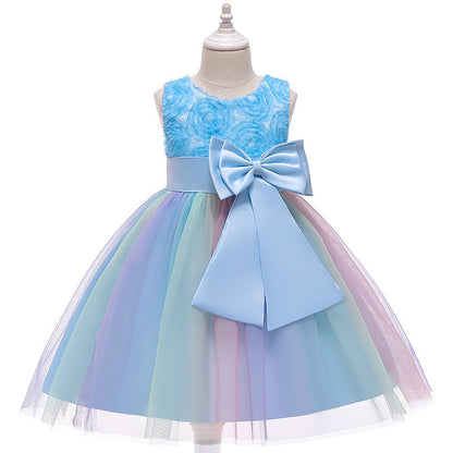 Summer Medium And Large Children's Dresses Girls' Pettiskirt